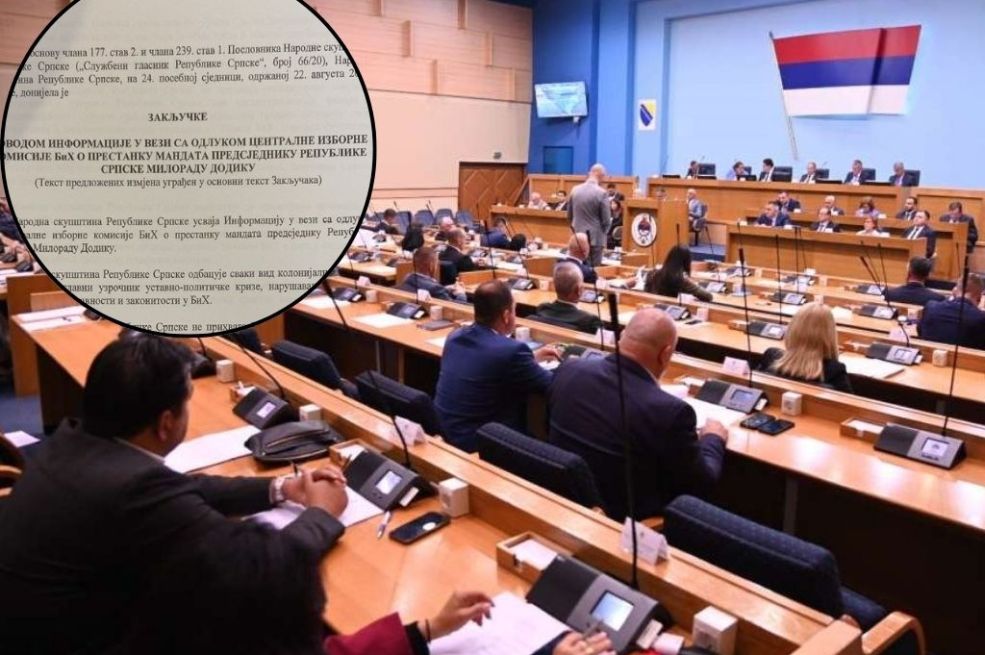 NSRS odbacuje Schmidta i CIK! SNSD traži rezoluciju o samoupravi Srpske!