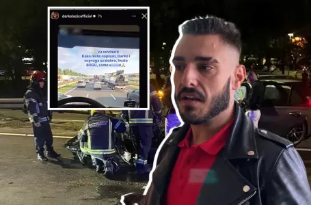 Darko Lazić poslije stravičnog udesa šerovao sramnu poruku! Pogledajte šta je objavio