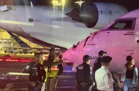 Panika na pisti u New Yorku: Sudar aviona tokom taksiranja!