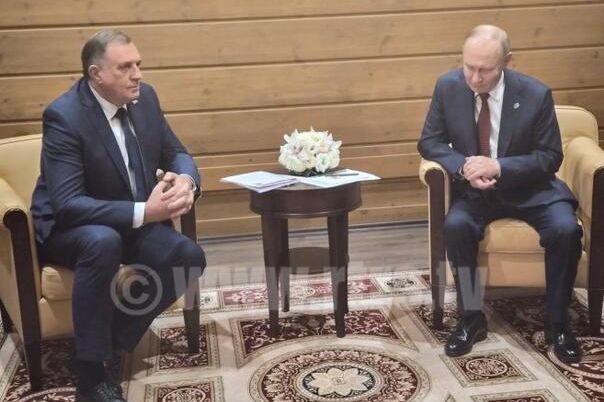 Počeo sastanak Putina i Dodika u Sočiju