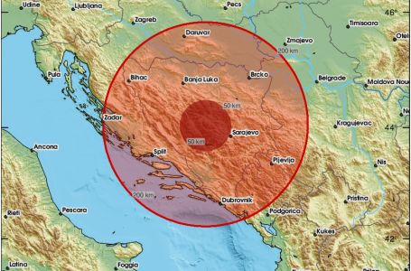 Područje Bugojna pogodila dva potresa