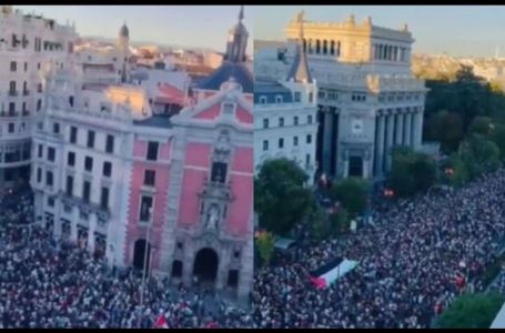 Najmasovniji skup: Stotine hiljada građana Španije na protestima za Palestinu