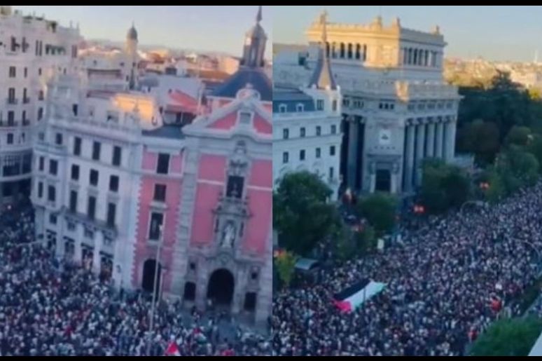 Najmasovniji skup: Stotine hiljada građana Španije na protestima za Palestinu