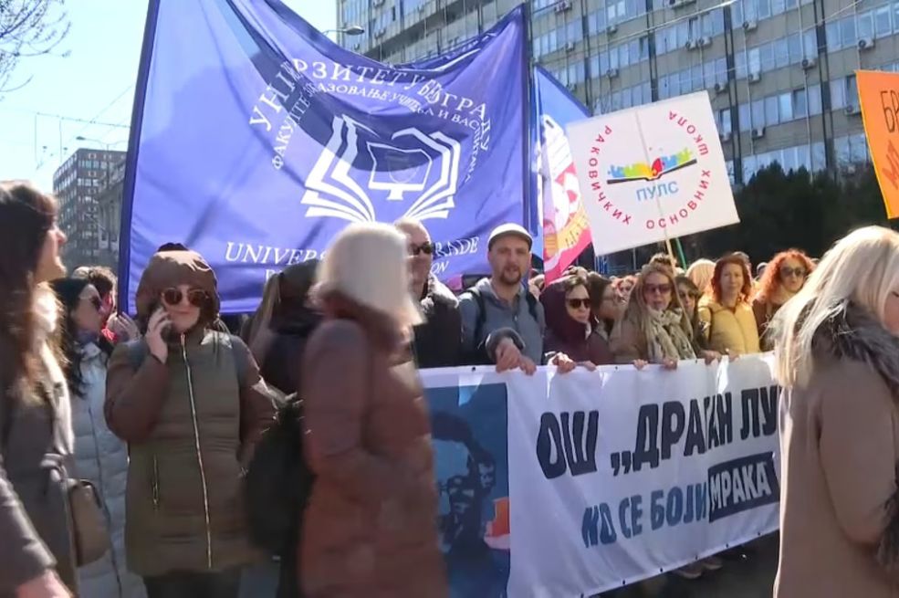 Prosvetni radnici, roditelji i nevladine organizacije najavljuju protest u Beogradu 12. oktobra