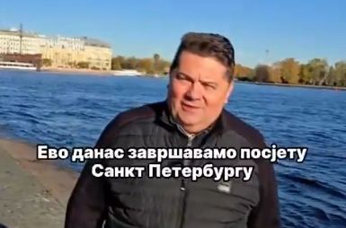 Urnebesno: Stevandić iz Rusije poslao poruku Trumpu i Putinu. Objavio i video