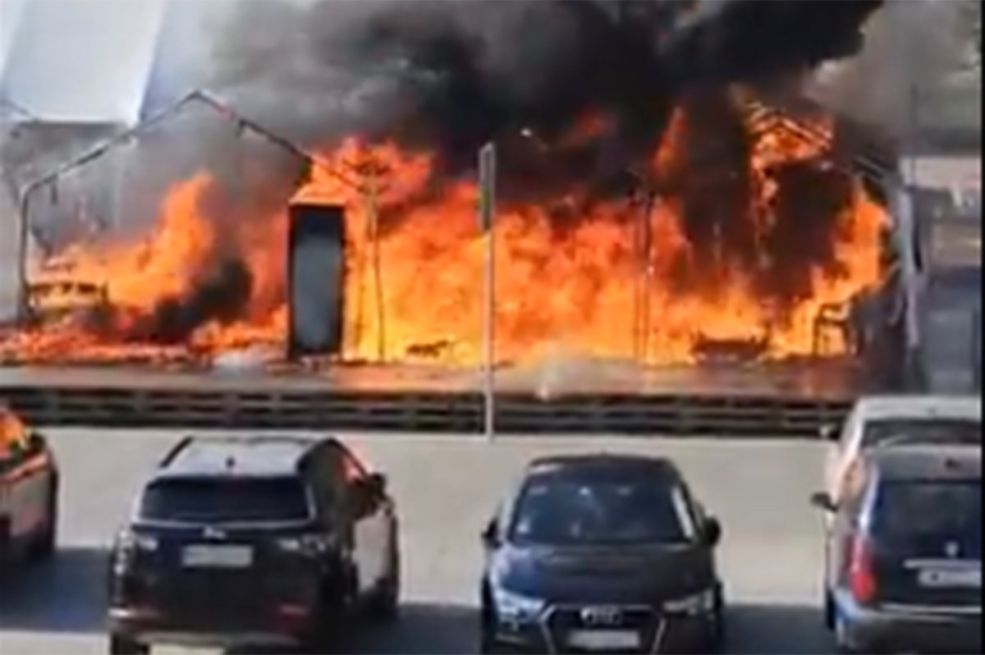 Veliki požar u Ćacilendu: Kulja crni dim, objavljen snimak sa lica mjesta