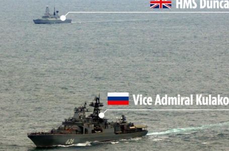 Akcija kraljevske mornarice: Britanski razarač presreo ruski ratni brod u Sjevernom moru