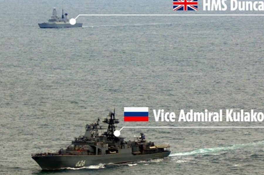 Akcija kraljevske mornarice: Britanski razarač presreo ruski ratni brod u Sjevernom moru