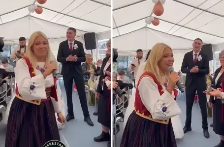Snimak trudne Milice Todorović napravio haos: Došla na svadbu u nošnji, lice svi komentarišu