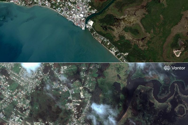 Satelitske snimke otkrivaju kako je uragan razorio Jamajku (FOTO)