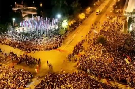 RTS objavio prizore iz Novog Sada: Studenti stigli nakon 16 dana pješačenja