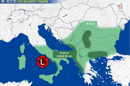 BH Meteo: Vedro još danas, a onda promjena. Meteorolozi otkrili šta nas očekuje od sutra