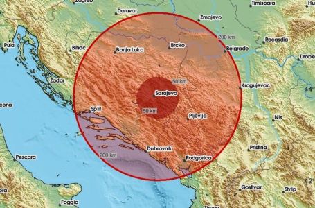 Jak zemljotres pogodio Bosnu i Hercegovinu