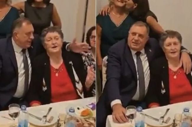 Objavio zanimljiv video: Milorad Dodik zapjevao s majkom na veselju