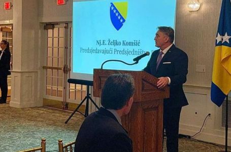 Komšić u SAD: Bosna i Hercegovina nije savršena, ali se za nju vrijedi boriti