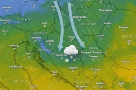 Bh. meteo: Od večeras kreće snijeg i pad temperature
