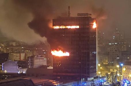 Uhapšena jedna osoba zbog požara na Vjesnikovom neboderu