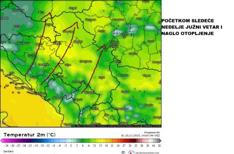 Padavine uskoro prestaju: Pogledajte kad stiže novo zahlađenje sa snijegom