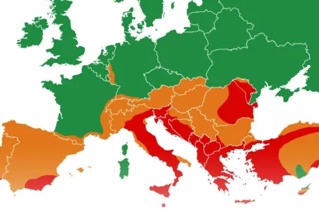 Pojavila se nova karta Evrope: Najveći dio Balkana u CRVENOM, dok je sjever gotovo potpuno siguran
