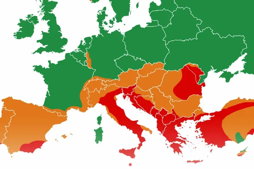 Pojavila se nova karta Evrope: Najveći dio Balkana u CRVENOM, dok je sjever gotovo potpuno siguran
