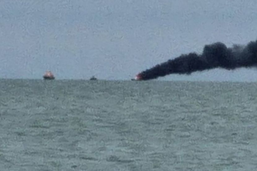 Drama u Crnom moru: Tanker naleteo na minu, izbio požar, prijeti potonuće broda