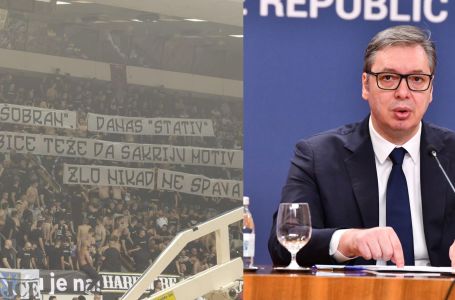 Vučić se oglasio nakon poruke BH Fanaticosa na sinoćnoj utakmici