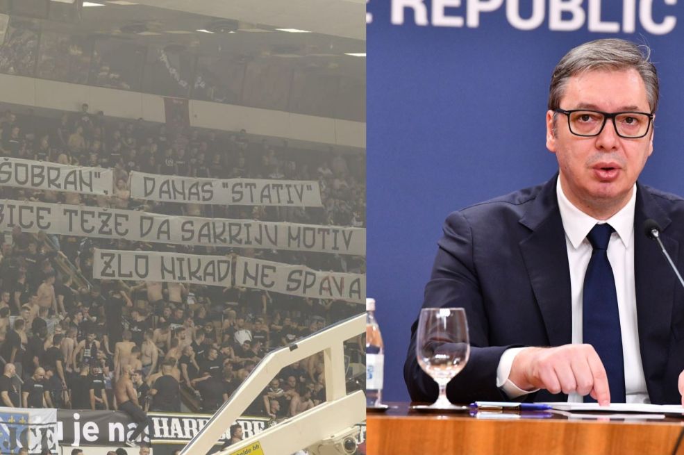 Vučić se oglasio nakon poruke BH Fanaticosa na sinoćnoj utakmici