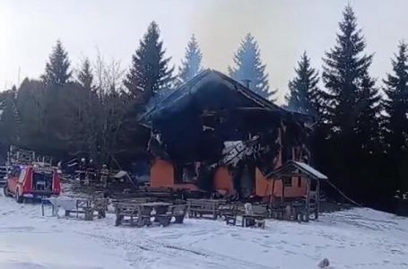 Izgorio planinarski dom na Bukoviku, objekat potpuno uništen
