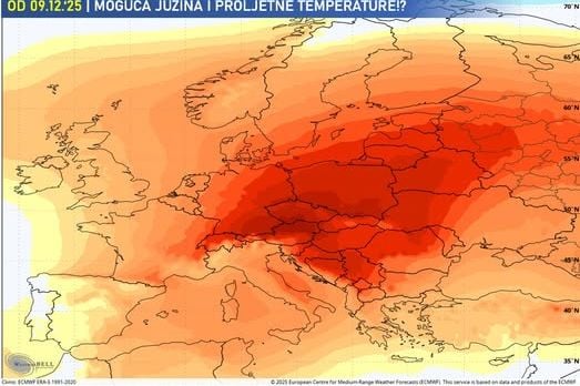 Evo kakvo nas vrijeme očekuje naredne sedmice: Temperature će dostizati 20 stepeni