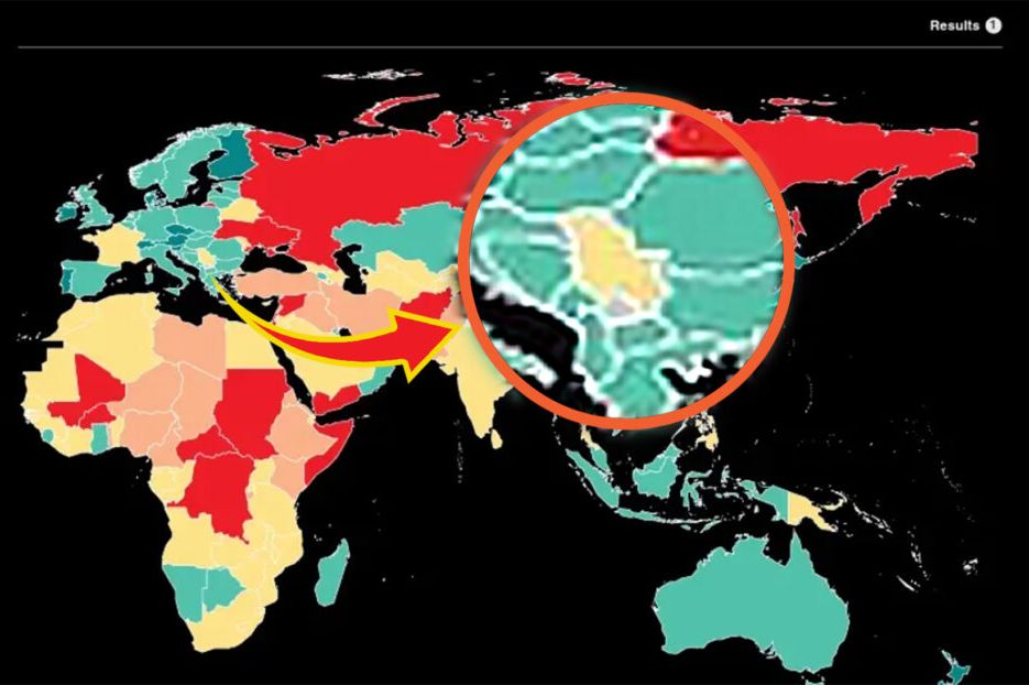 Izašla je nova mapa mira i jedino se Srbija ističe u regionu
