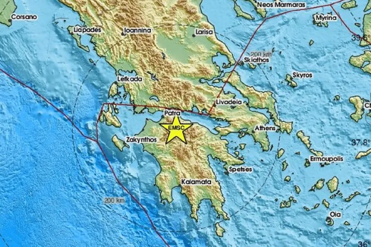 Snažan zemljotres pogodio Grčku