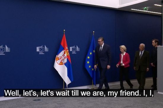 Vučić pred kamerama otkrio da ima poruku iz Moskve, Von der Leyen ga odmah prekinula (VIDEO)