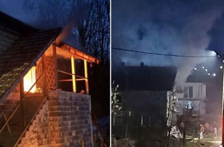 Veliki požar u Visokom: Izgorio sprat kuće, vlasnik povrijeđen