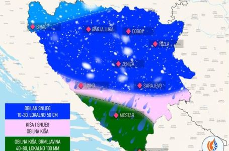 Snijeg će padati danima, spremite lopate