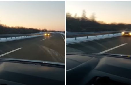 Užas na autoputu u BiH: Automobil jurio u pogrešnom smjeru (VIDEO)