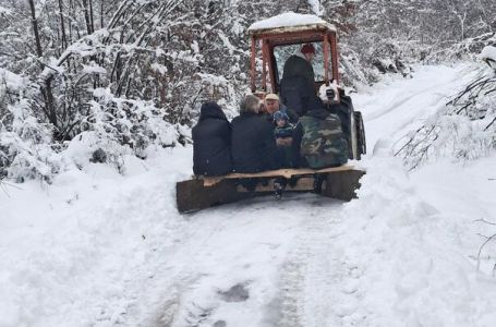 Haos u Foči: snijeg obarao stabla i blokirao puteve