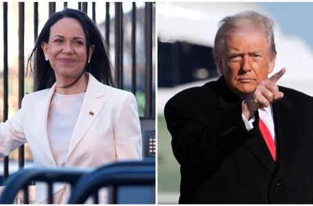 Marija Korina Mačado uručila Trampu svoju medalju Nobelove nagrade za mir