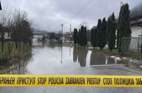 Upozorenje za preventivne mjere zaštite od naglog topljenja snijega
