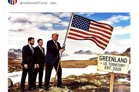 Trump objavio sliku pa poručio: Moramo imati Grenland