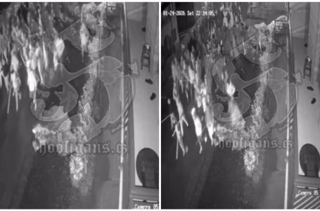 Novi snimak haosa iz Tuzle: Sigurnosne kamere snimile Torcidu kako s palicama kreće na Delije