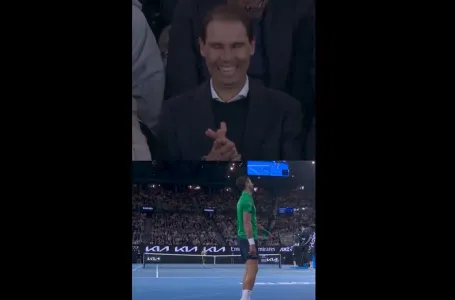 Novak ugledao Nadala na tribinama: Pogledajte šta mu je rekao, pa se Rafa nasmijao