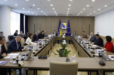 Vijeće ministara o NATO-u, osnivanju Komisije za granicu BiH