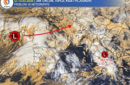 Nad Jadranom se formira ciklon koji stiže u BiH: Stižu dvije velike promjene vremena