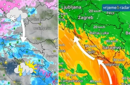Pripremite se za promjenu vremena: Evo kakvo nas vrijeme očekuje za vikend