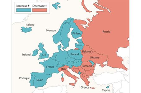 Nova mapa Evrope: BiH, Hrvatska i Srbija na istoj strani - evo šta znači crvena boja