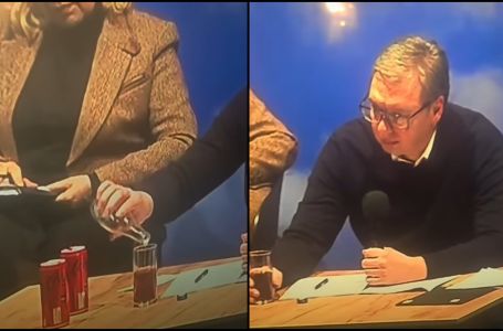 "Ni sok ne zna da pije": 1 potez Vučića jučer izazvao haos na Internetu, evo kako sipa piće