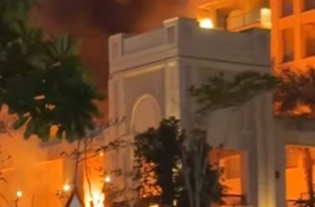 Gori luksuzan hotel u Dubaiju: Objavljeni prvi snimci