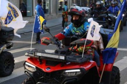 Veliki defile kvadova kroz Sarajevo upotpunio obilježavanje Dana nezavisnosti BiH