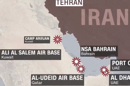 Satelitski snimci pokazuju štetu na američkim bazama na Bliskom istoku nakon iranskih napada