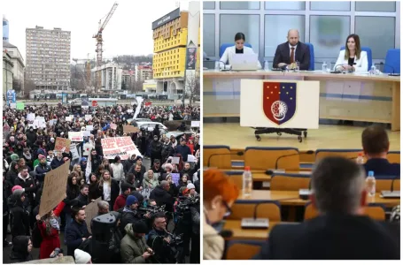 Skupština Kantona Sarajevo danas o ostavci Vlade, građani se okupljaju ispred zgrade